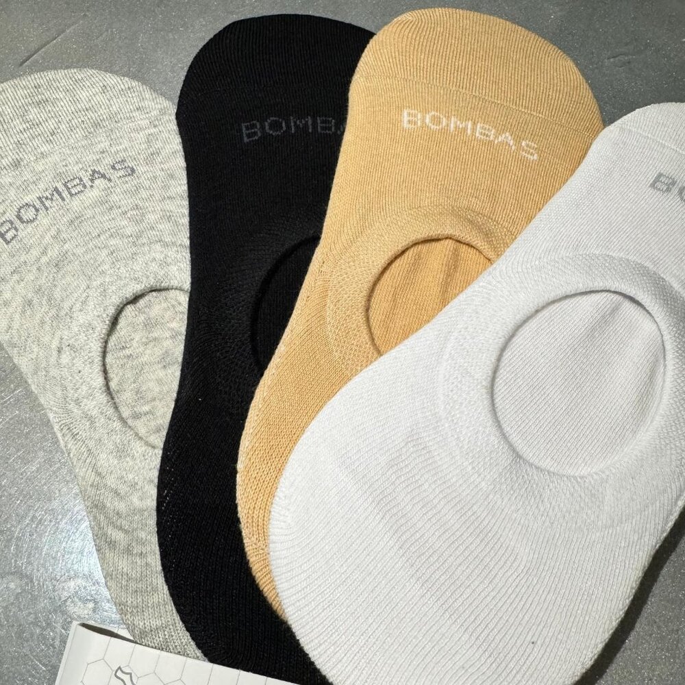 4-Pack Bombas Women's Lightweight No Show Socks